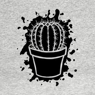 Barrel Cactus - Splatter Cut Out T-Shirt